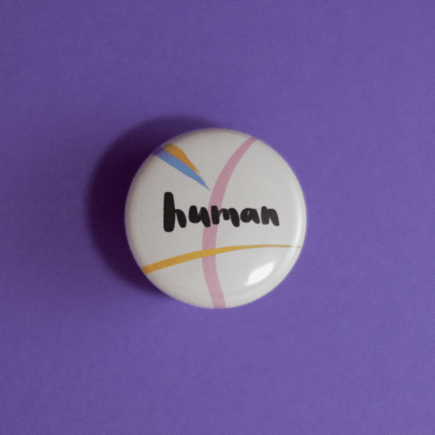 front view of human button