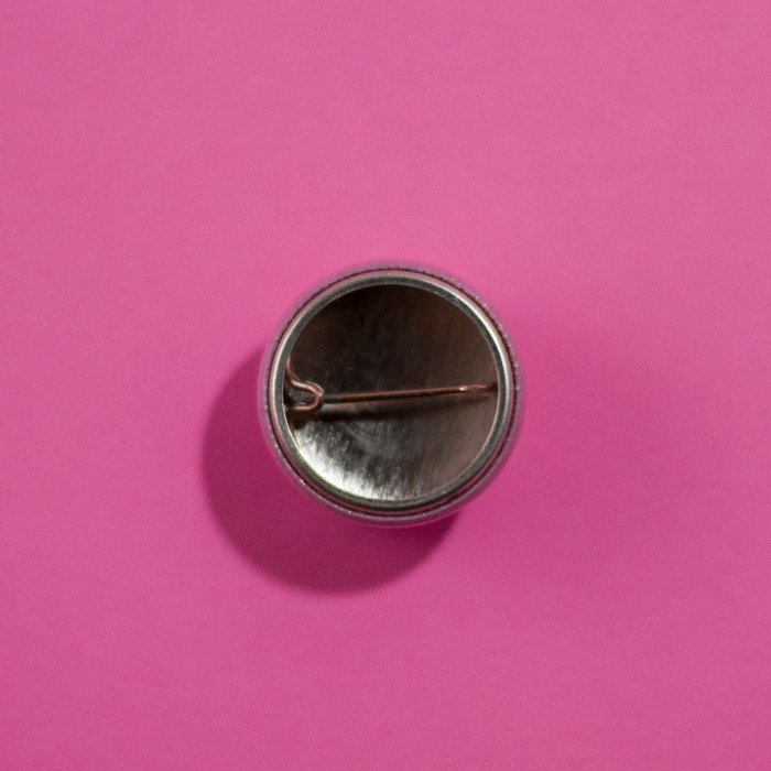 back view of smile button