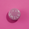 front view of smile button