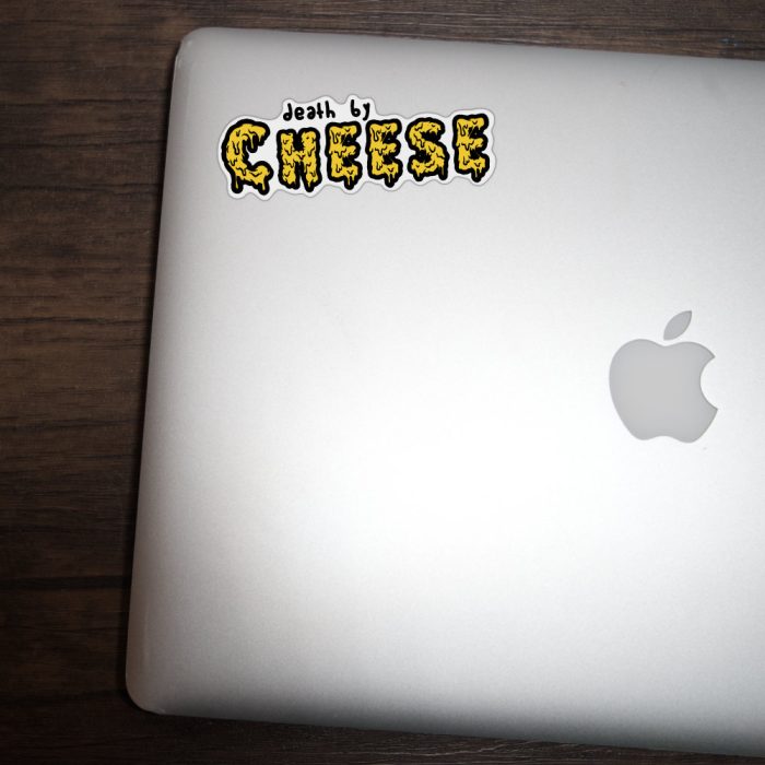 Death By Cheese Sticker - Image 4