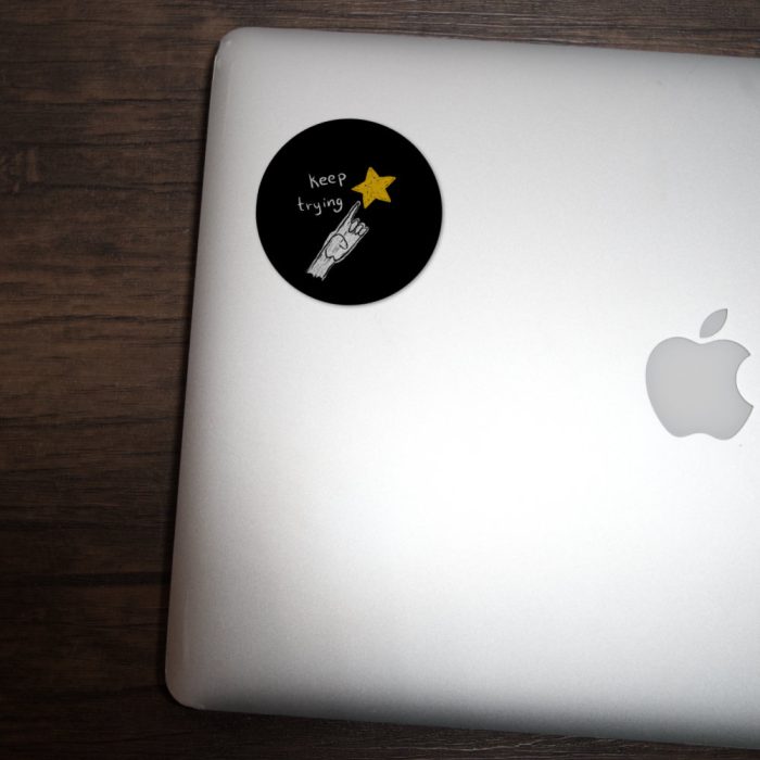 Keep Trying Sticker - Image 3