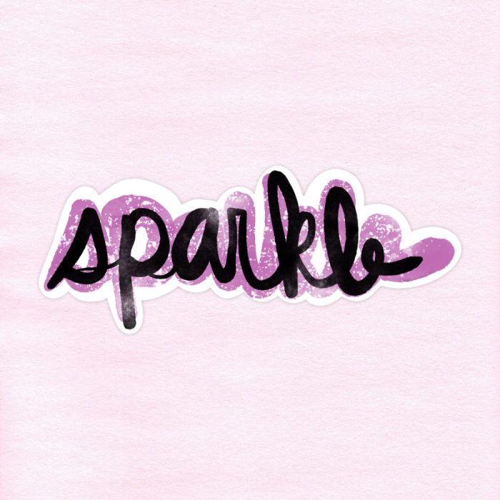 Sparkle Sticker