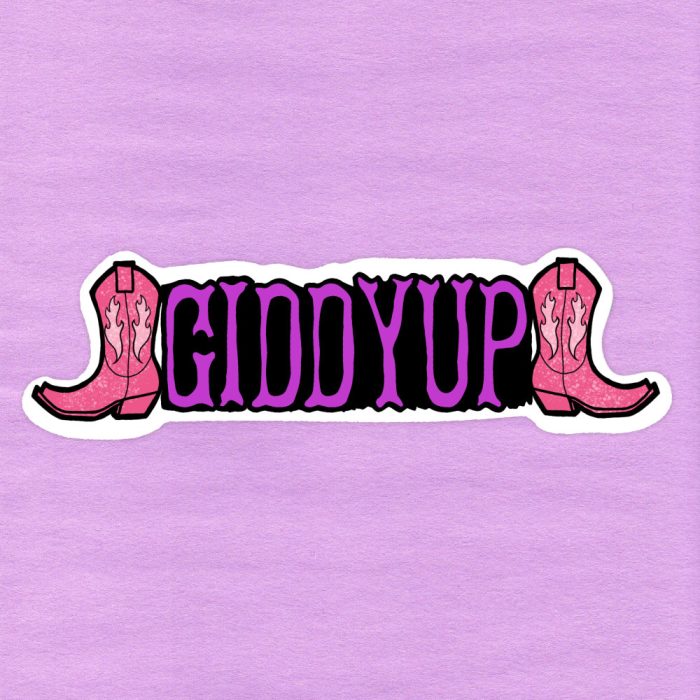Giddyup Sticker