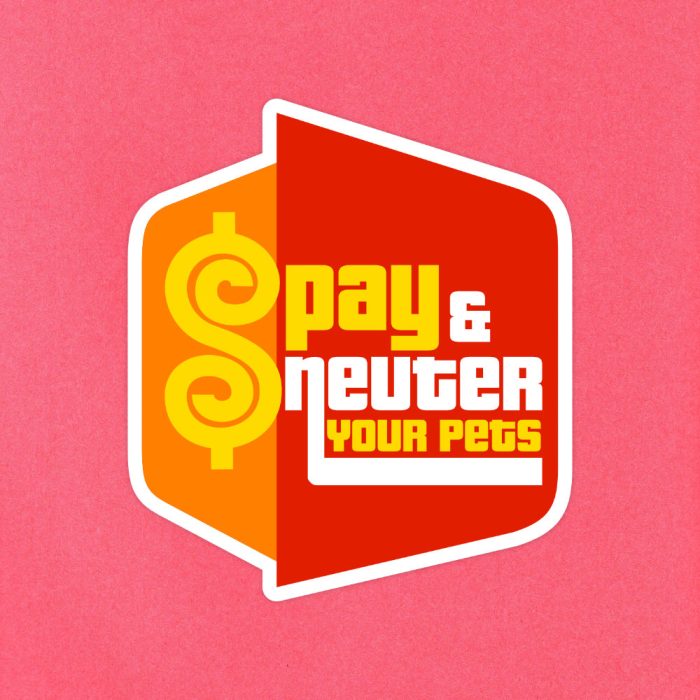 Spay and Neuter Your Pets Sticker