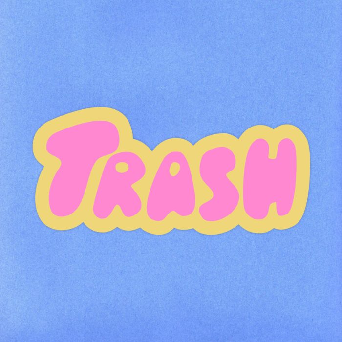 Trash Sticker